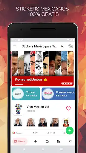 Play Stickers of Mexico for WhatsApp - WAStickerApps  and enjoy Stickers of Mexico for WhatsApp - WAStickerApps with UptoPlay