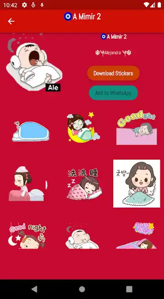 Play Stickers para ir a Dormir as an online game Stickers para ir a Dormir with UptoPlay