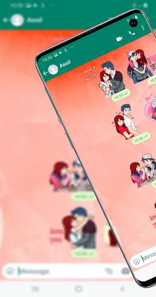Play Stickers románticos y frases as an online game Stickers románticos y frases with UptoPlay