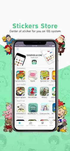 Play Sticker Store : Emoji Keyboard for LINE WhatsApp  and enjoy Sticker Store : Emoji Keyboard for LINE WhatsApp with UptoPlay