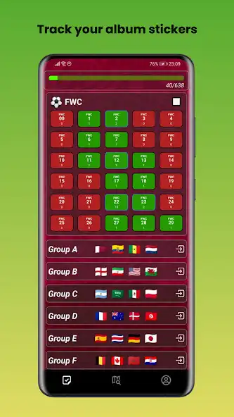 Play Sticker Tracker World Cup 2022 as an online game Sticker Tracker World Cup 2022 with UptoPlay