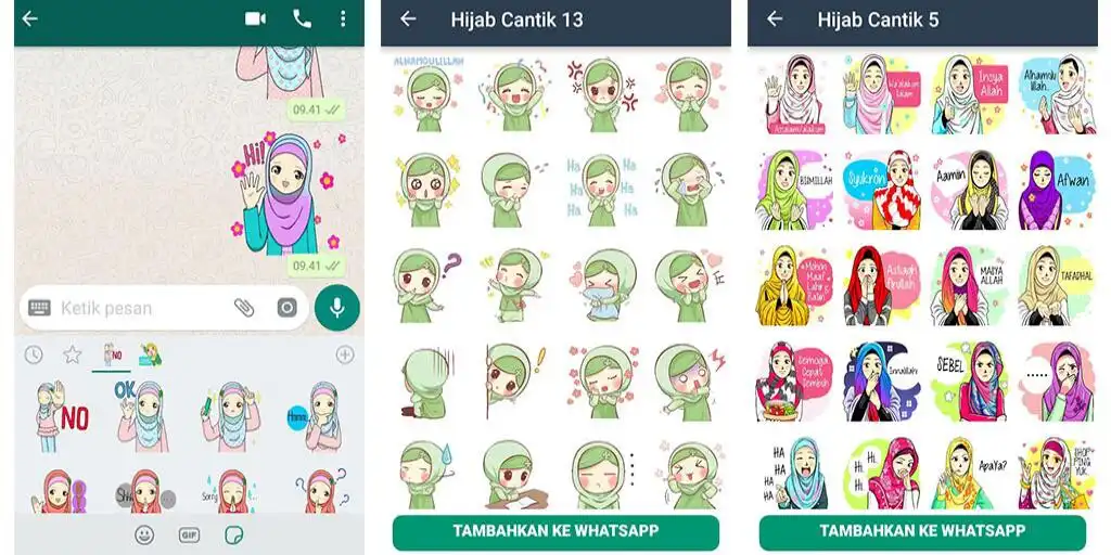 Play Sticker WA Hijab Muslim Islam Cantik WAStickerApps as an online game Sticker WA Hijab Muslim Islam Cantik WAStickerApps with UptoPlay