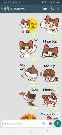 Play Sticker WA Kucing Kawaii WAStickerApps as an online game Sticker WA Kucing Kawaii WAStickerApps with UptoPlay