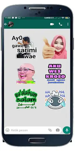 Play Sticker WA Perang Gambar Kocak  and enjoy Sticker WA Perang Gambar Kocak with UptoPlay