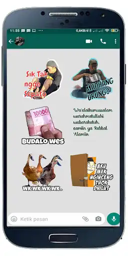 Play Sticker WA Perang Gambar Kocak as an online game Sticker WA Perang Gambar Kocak with UptoPlay