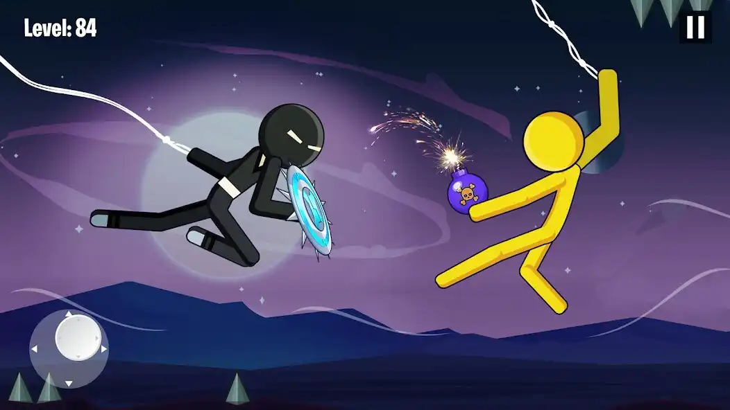Play Stick Fighting Battle Games as an online game Stick Fighting Battle Games with UptoPlay