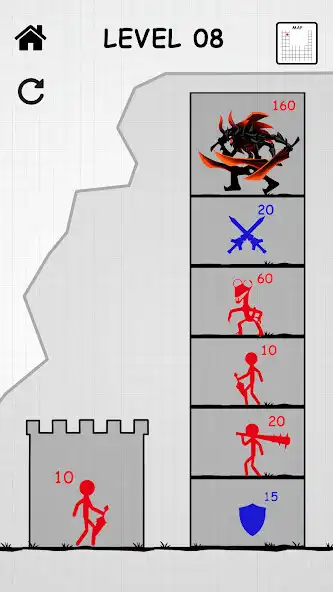 Play Stick Figure Endless Battle  and enjoy Stick Figure Endless Battle with UptoPlay