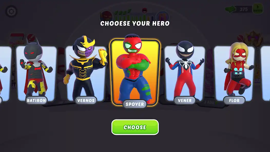 Play Stick Hero: Comic Superhero as an online game Stick Hero: Comic Superhero with UptoPlay