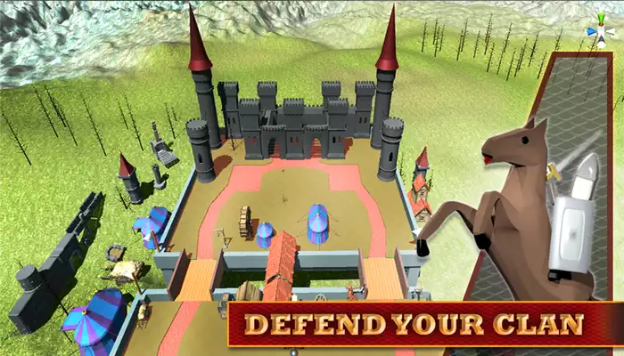 Play Stickman 3D: Defense of Castle