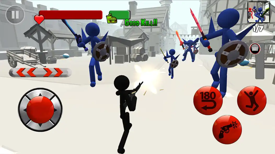Play Stickman 3D Shooting as an online game online Stickman 3D Shooting with UptoPlay Play Stickman 3D Shooting as an online game Stickman 3D Shooting with UptoPlay