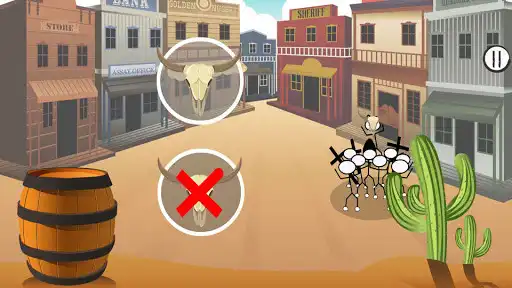 Play Stickman and Guns as an online game Stickman and Guns with UptoPlay
