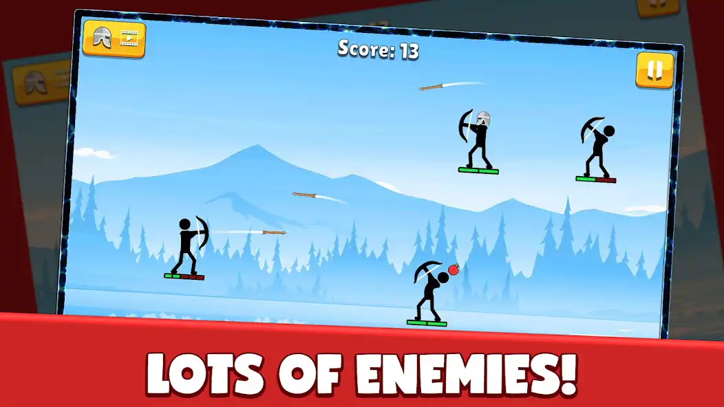Play Stickman Archer 2021: Arrow Ma  and enjoy Stickman Archer 2021: Arrow Ma with UptoPlay