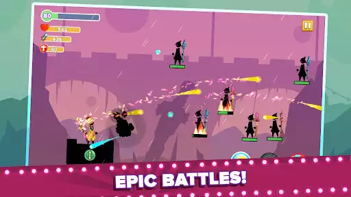 Play Stickman Archer: Wizard Hero  and enjoy Stickman Archer: Wizard Hero with UptoPlay