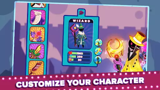 Play Stickman Archer: Wizard Hero as an online game Stickman Archer: Wizard Hero with UptoPlay
