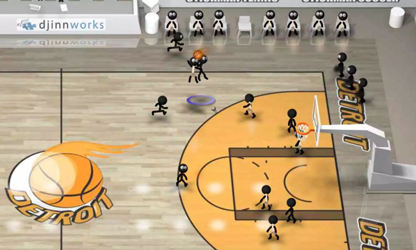 Play Stickman Basketball