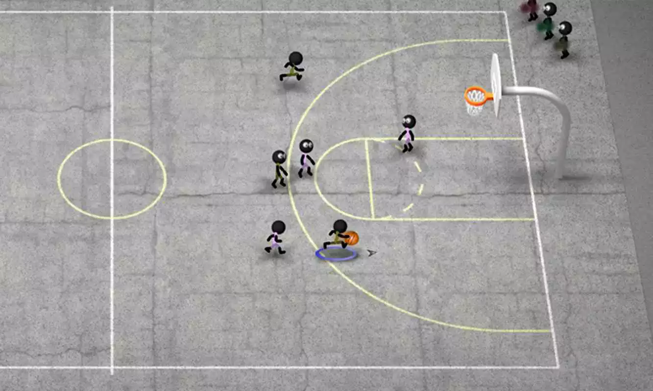 Play Stickman Basketball
