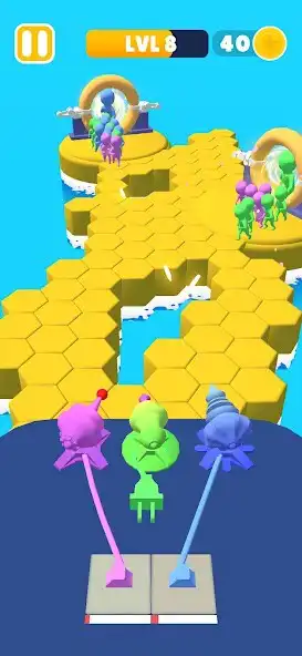 Play Stickman: Battle Socket as an online game Stickman: Battle Socket with UptoPlay