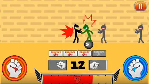 Play Stickman Brawl : Warrior Fighters  and enjoy Stickman Brawl : Warrior Fighters with UptoPlay