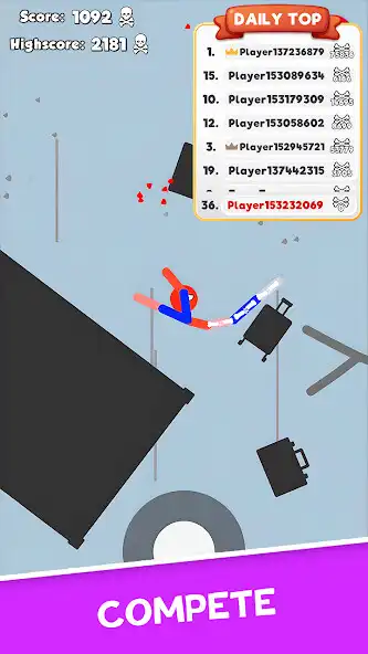Play Stickman Broken Bones io as an online game Stickman Broken Bones io with UptoPlay