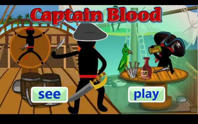 Play Stickman Captain Blood