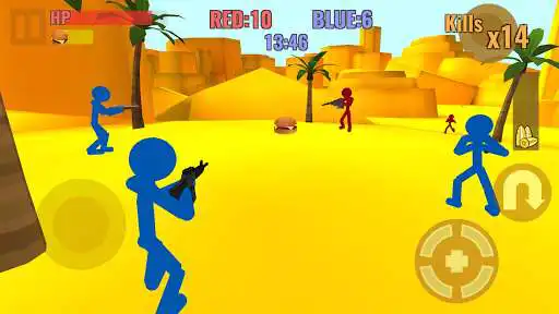 Play Stickman Counter Zombie Strike as an online game Stickman Counter Zombie Strike with UptoPlay
