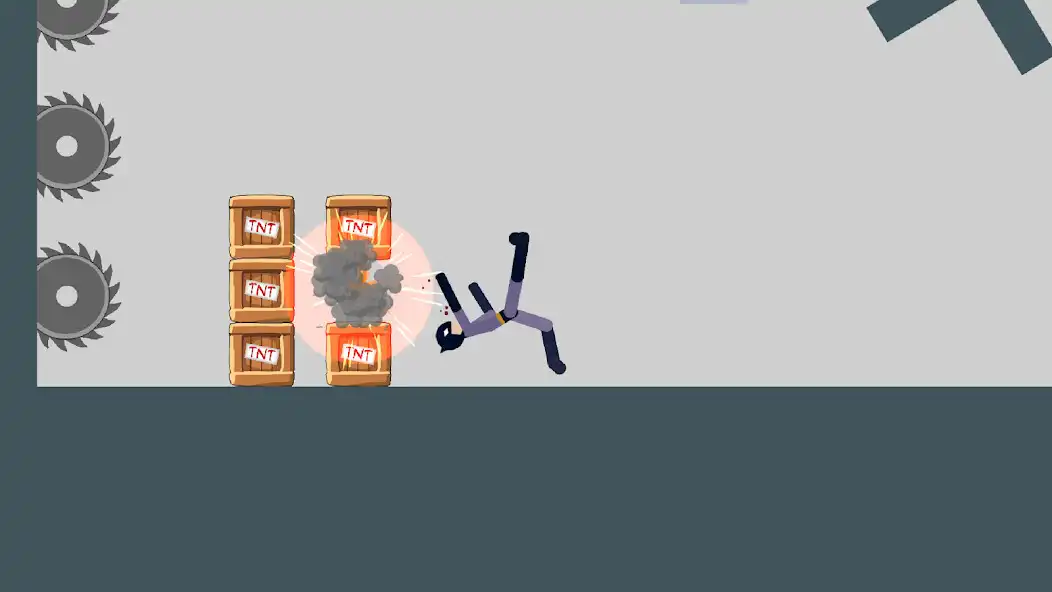 Play Stickman Crash: Dismounting as an online game Stickman Crash: Dismounting with UptoPlay