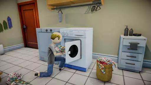 Play Stickman Dad Life Simulator- Dream Family Sim as an online game Stickman Dad Life Simulator- Dream Family Sim with UptoPlay