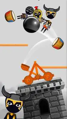 Play Stickman Destruction Catapult