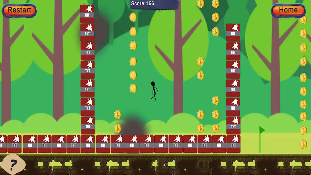 Play Stickman Dismounting: Cannon as an online game Stickman Dismounting: Cannon with UptoPlay