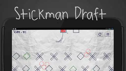 Play Stickman Draft -  every rugged paper is a Puzzle  and enjoy Stickman Draft -  every rugged paper is a Puzzle with UptoPlay