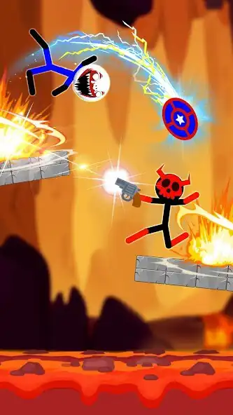 Play Stickman Duelist Supreme Fight as an online game Stickman Duelist Supreme Fight with UptoPlay