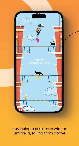 Play Stick Man - Falling Boss as an online game Stick Man - Falling Boss with UptoPlay