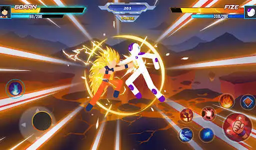 Play Stickman Fight: Dragon Warrior  and enjoy Stickman Fight: Dragon Warrior with UptoPlay