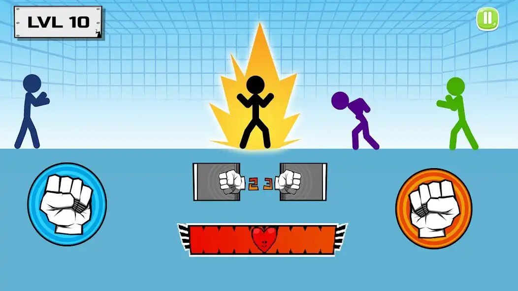 Play Stickman fighter : Epic battle as an online game Stickman fighter : Epic battle with UptoPlay