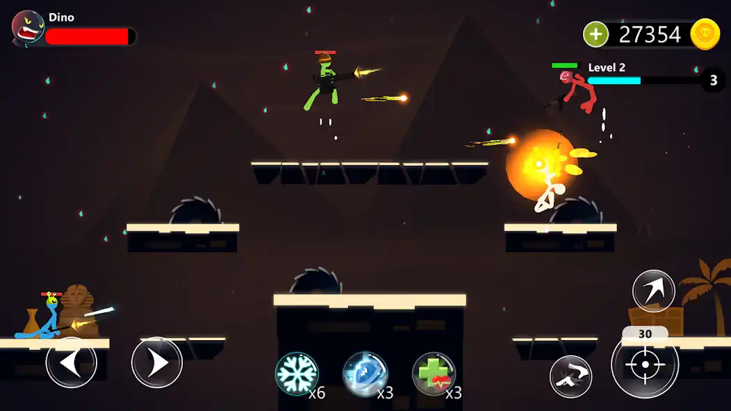 Play Stickman Fighter Infinity as an online game Stickman Fighter Infinity with UptoPlay