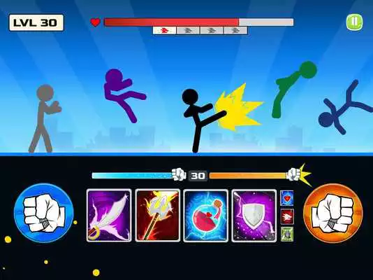 Play Stickman Fighter : Mega Brawl