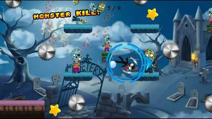 Play Stickman fights vs zombies: escape
