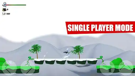 Play Stickman Fight: Zombie Outbreak / Battle Royale as an online game Stickman Fight: Zombie Outbreak / Battle Royale with UptoPlay