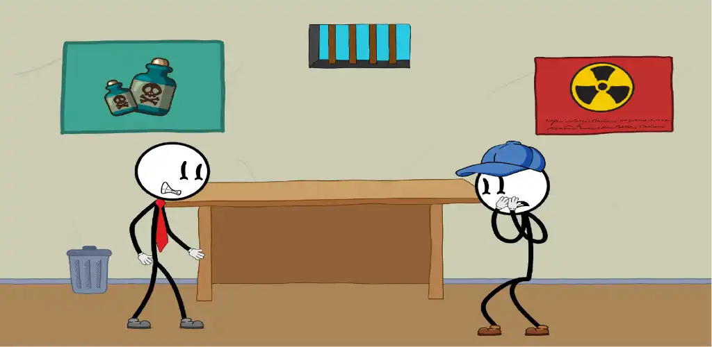 Play Stickman Funny School Escape as an online game Stickman Funny School Escape with UptoPlay