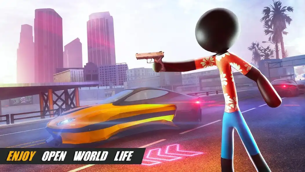 Play Stickman Gangster Thug City Crime  and enjoy Stickman Gangster Thug City Crime with UptoPlay