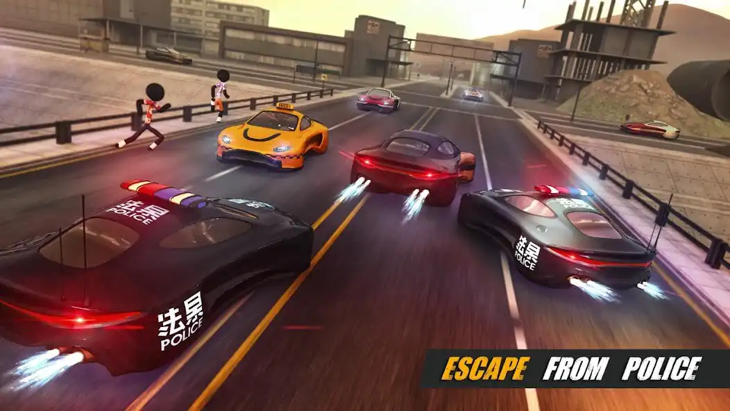 Play Stickman Gangster Thug City Crime as an online game Stickman Gangster Thug City Crime with UptoPlay