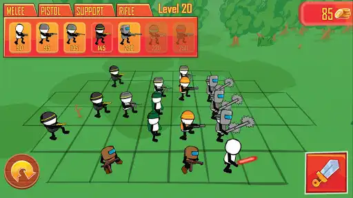 Play Stickman Gun Battle Simulator as an online game Stickman Gun Battle Simulator with UptoPlay