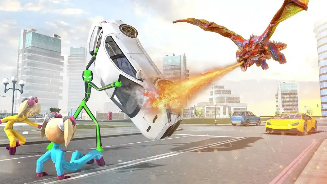 Play Stickman Heroes Fight Games as an online game Stickman Heroes Fight Games with UptoPlay