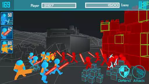 Play Stickman: Legacy of Neon Warriors  and enjoy Stickman: Legacy of Neon Warriors with UptoPlay