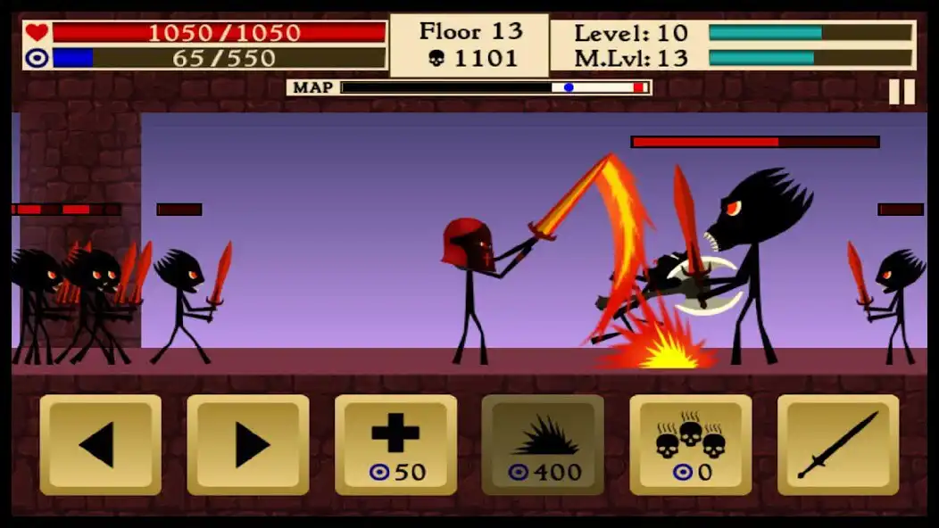 Play Stickman Legends 2: Crusader as an online game Stickman Legends 2: Crusader with UptoPlay