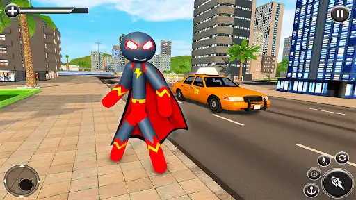 Play Stickman Mafia Rope Hero - Superhero Gangster Game  and enjoy Stickman Mafia Rope Hero - Superhero Gangster Game with UptoPlay