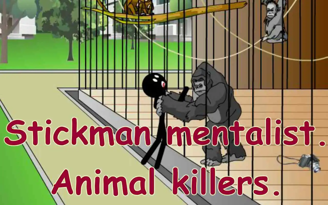 Play Stickman mentalist. Animals Killer