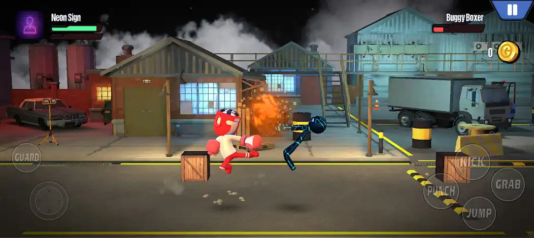 Play Stickman Ninja Fighting Games as an online game Stickman Ninja Fighting Games with UptoPlay