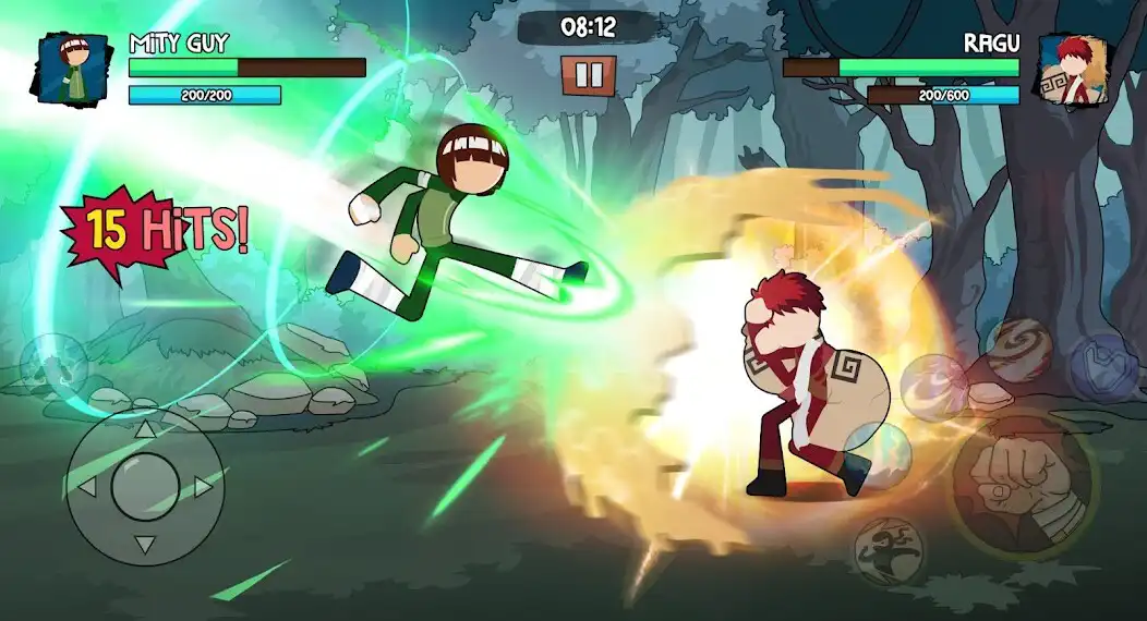Play Stickman Ninja Fight as an online game Stickman Ninja Fight with UptoPlay