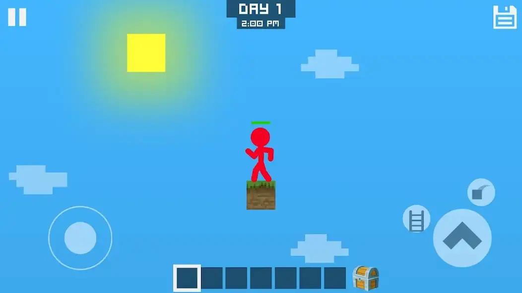Play Stickman One Block Survival  and enjoy Stickman One Block Survival with UptoPlay